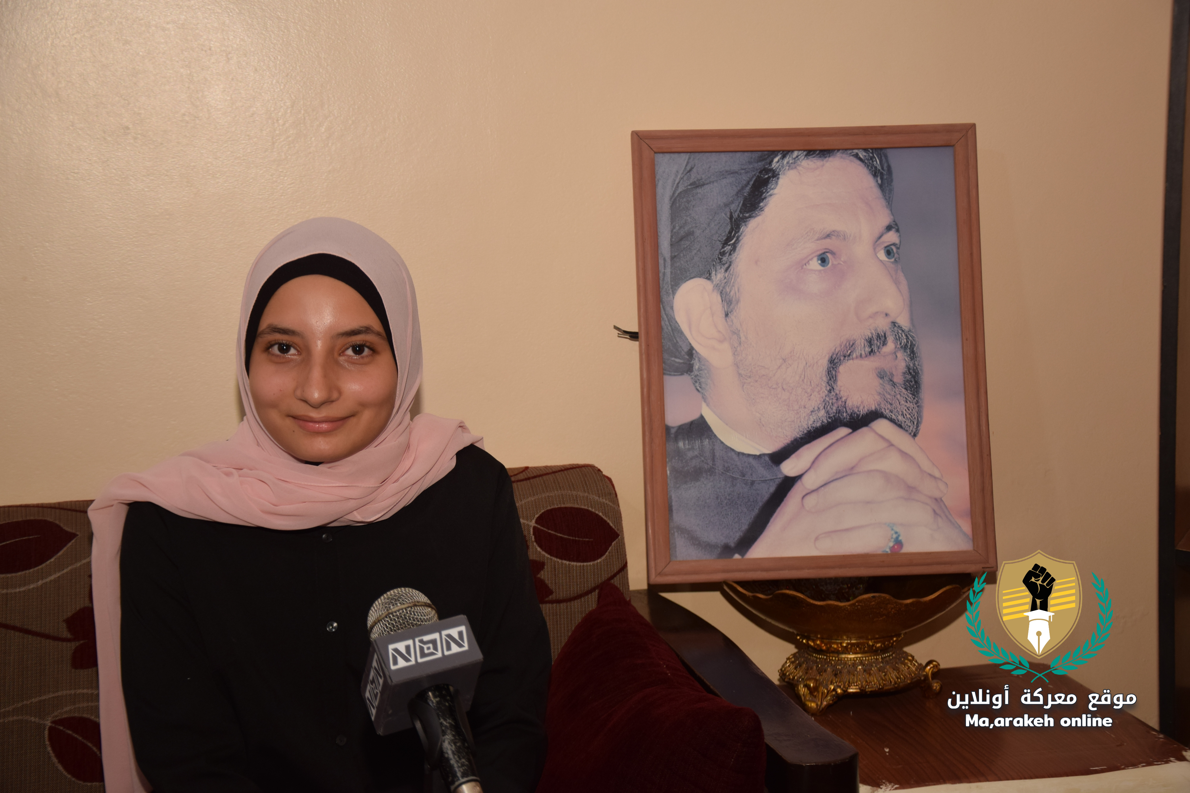 الطالبة الاء سلمان : اهدي نجاحي للامام المغيب السيد موسى الصدر الذي تحمل مدرستي اسمه